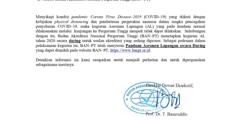 1426.BAN-PT.LL.2020 - Pelaksanaan AL Daring Tahun 2020_page-0001